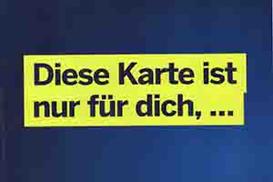 Diese Karte ist nur für dich